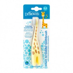 Dr brown´s cepillo dientes bebe jirafa 0-3 años