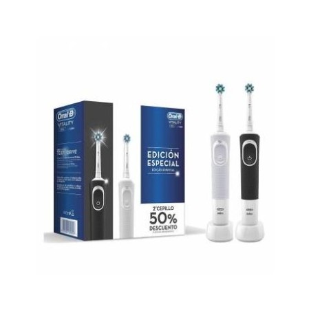 Oral-b duplo cepillo vitality electric blanc/neg