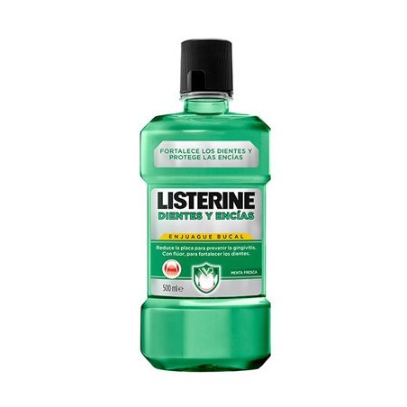 Listerine dientes y encias 500 ml(+50%gratis)