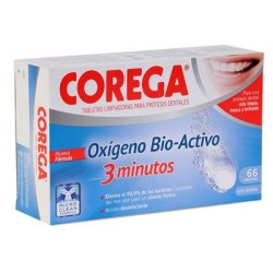 Corega 66 tabletas oxigeno bio-activo 3 min.