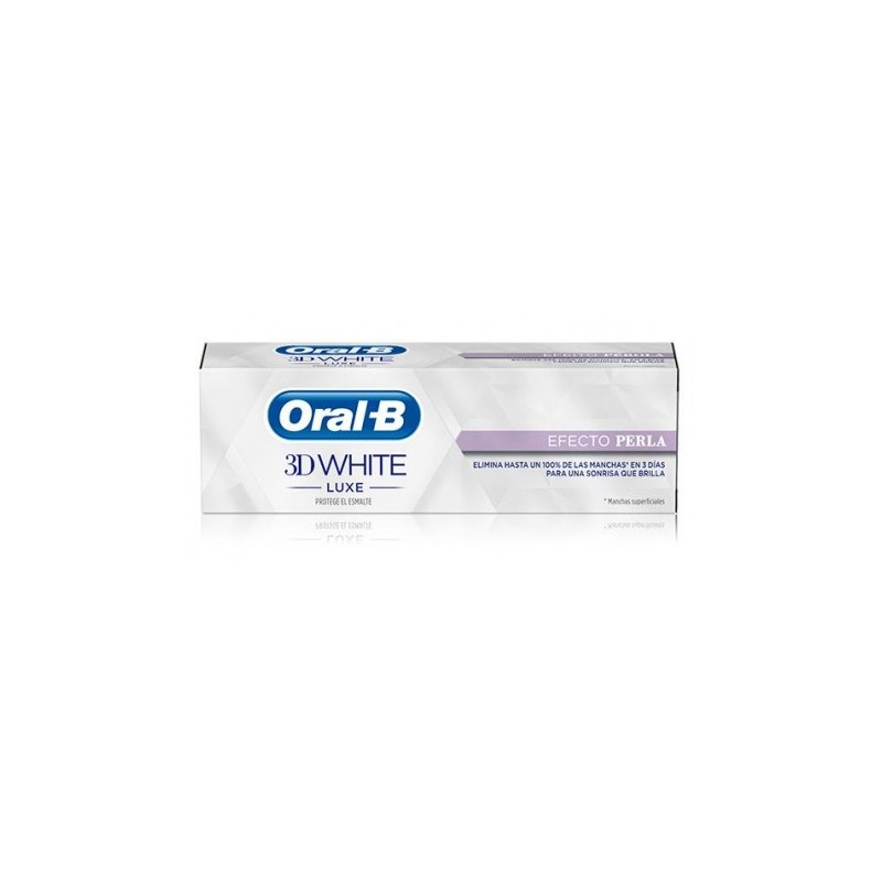 Oral b 3dwhite luxe efecto perla 75 ml