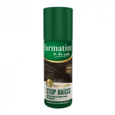 Farmatint stop raices spray 75 ml castaño oscuro