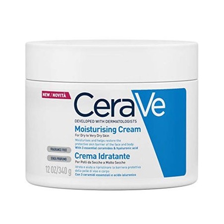 Cerave crema hidratante piel seca(*) 340 g