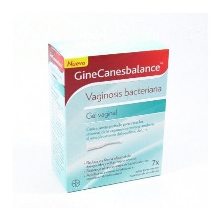 Ginecanes balance gel vaginal 7 tubos 5 ml