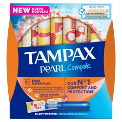 Tampax compak pearl superplus 16 u