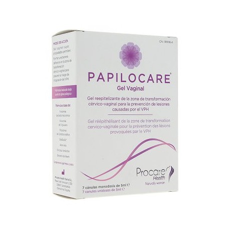Papilocare gel vaginal 7canulas 5ml