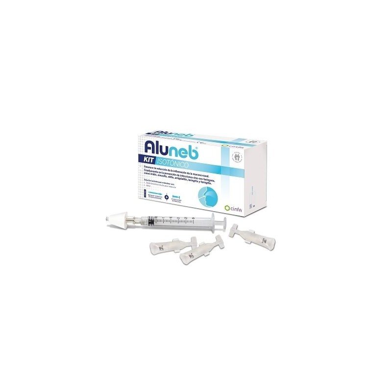 Aluneb isotonico kit 15 viales 4 ml + 1 disposit