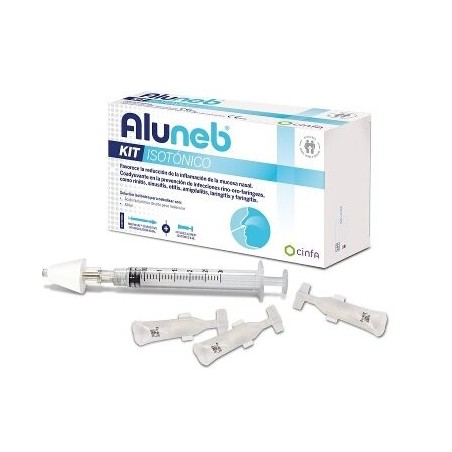 Aluneb isotonico kit 15 viales 4 ml + 1 disposit
