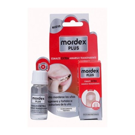 Mordex plus esmalte amargo transparente con pinc