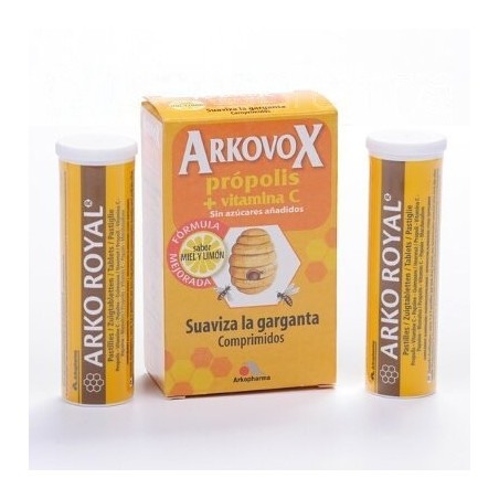 Arkovox miel limon 20 comprimidos