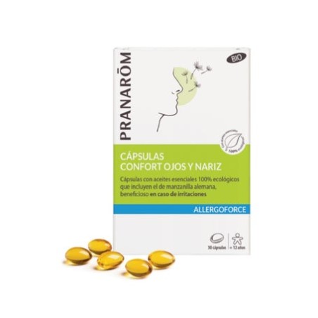 Pranarom allergoforce confort ojos y nariz 30cp