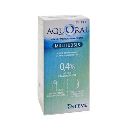 Aquoral gotas oftalm multidosis 40% hialurónico