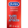 Durex sensitivo xl preservativos 10 u