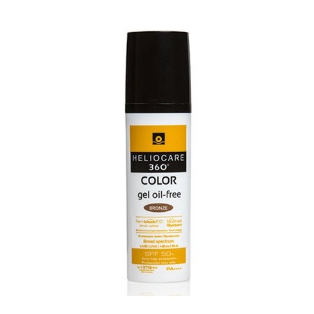 Heliocare 360º spf 50+ color gel oil-free bronce