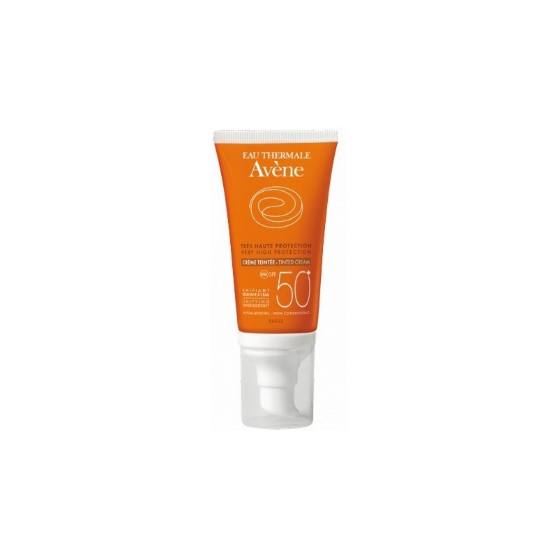 Avene crema 50+ coloreada