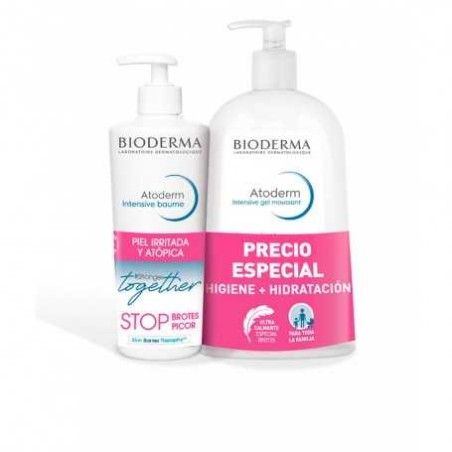 Bioderma pack atoderm intensive gel 1l. + crema 500 ml