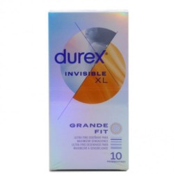 Durex invisible xl preservativos 10 unidades
