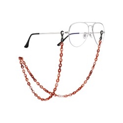 Protecvision cadena gafas rojo metal