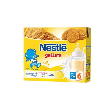 Nestle galleta  papilla cereales 2*250 brik