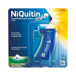 Niquitin 4 mg 20 comprimidos para chupar menta