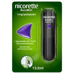 Nicorette bucomist 1 mg/pulverizacion 1 aerosol