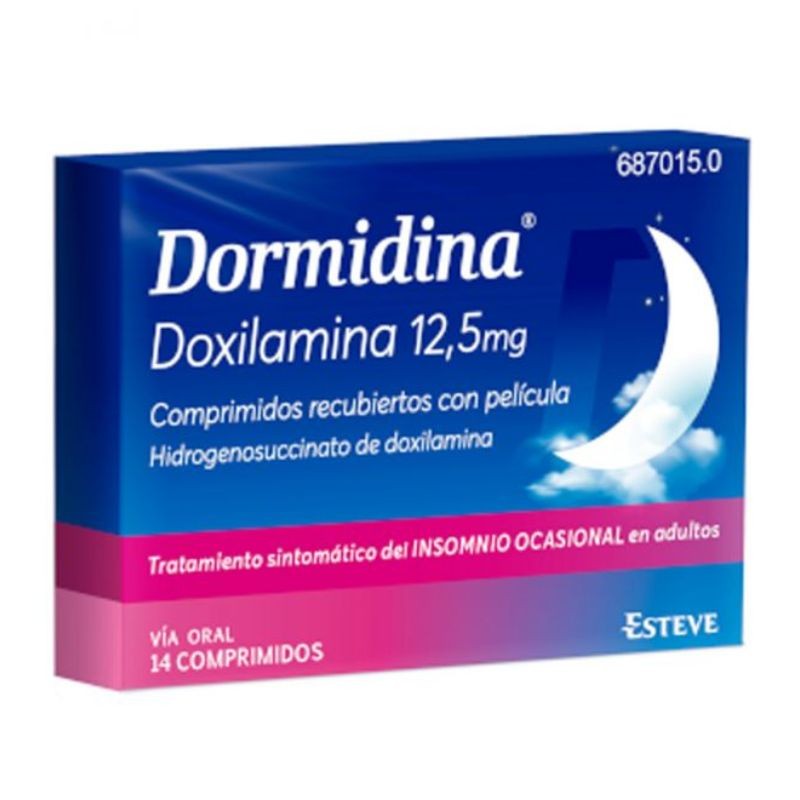 Dormidina 12.5 mg 14 comprimidos recubiertos