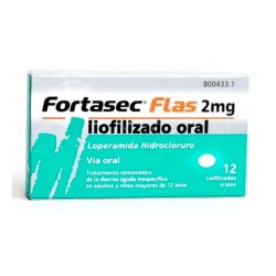 Fortasec flas (imodium) 2 mg 12 liofiliz orales
