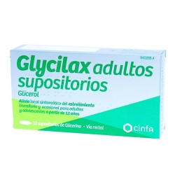 Glycilax adultos 3.31 g 12  supositorios gliceri