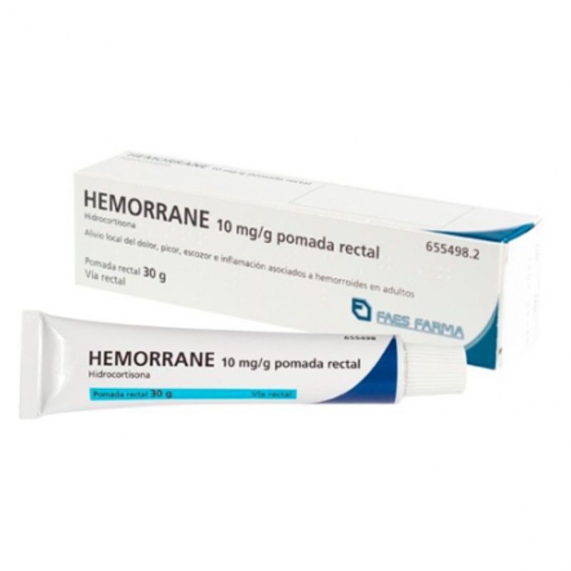 Hemorrane 10 mg/g pomada rectal 30 g