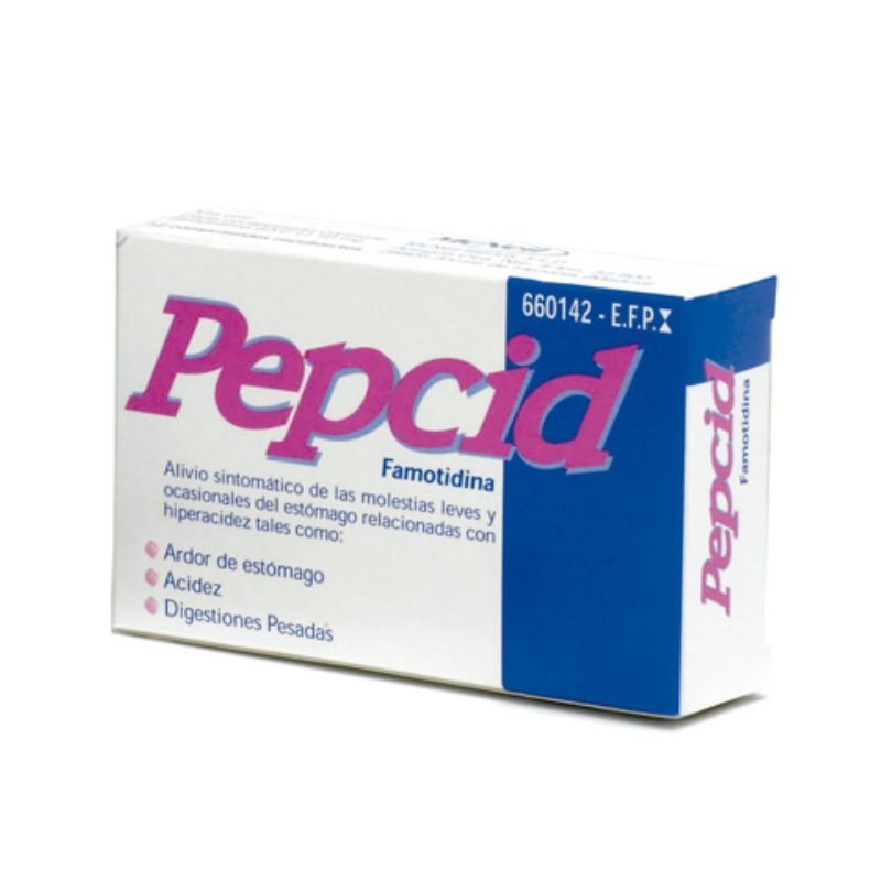 Pepcid 10 mg 12 comprimidos recubiertos