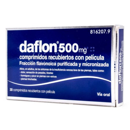Daflon 500 500 mg 30 comprimidos recubiertos
