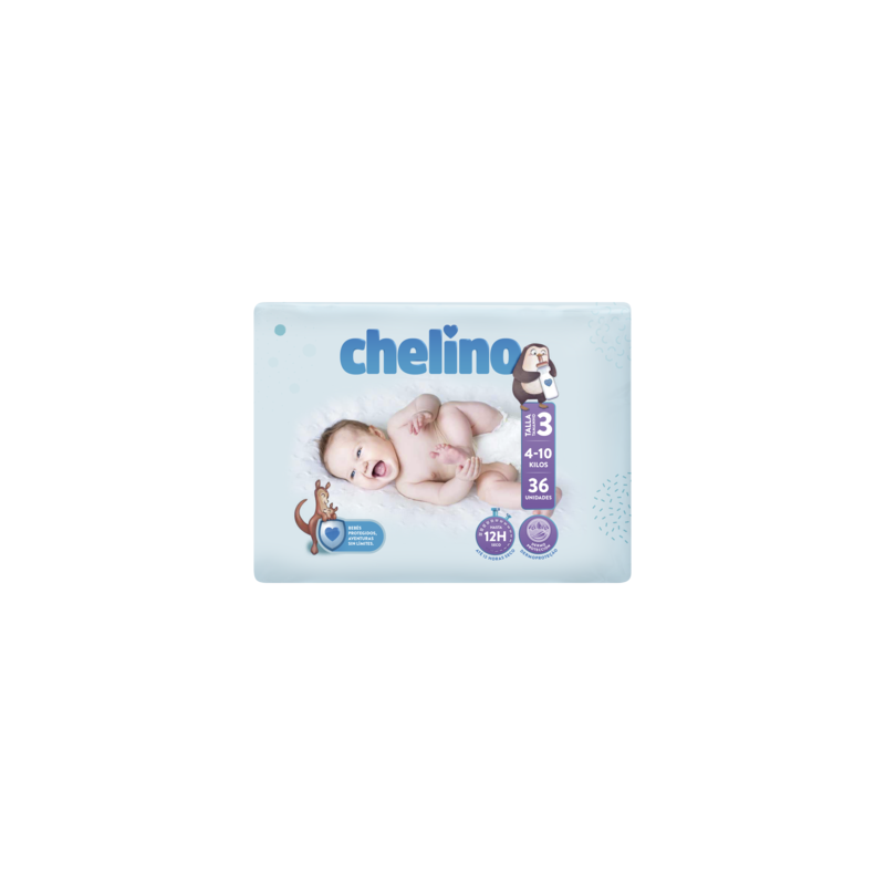 Chelino pañal fashion t-3 (4/10kg)