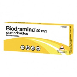 Biodramina 50 mg 4 comprimidos