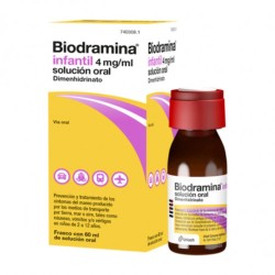 Biodramina infantil 4 mg/ml solucion oral 60 ml