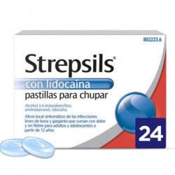 Strepsils lidocaina 24...