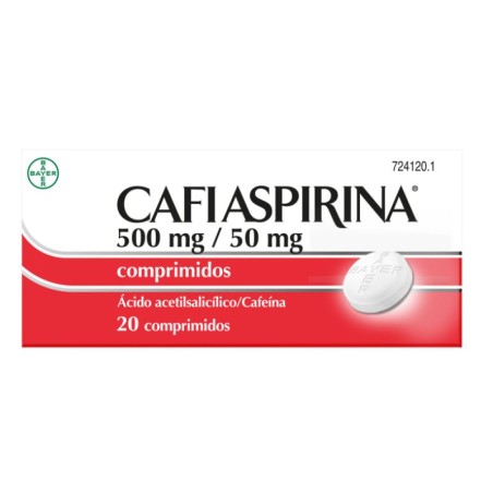 Cafiaspirina 500/50 mg 20 comprimidos