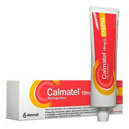 Calmatel 18 mg/g Crema 60 g - Alivio efectivo con efecto calor para el  dolor muscular y articular!