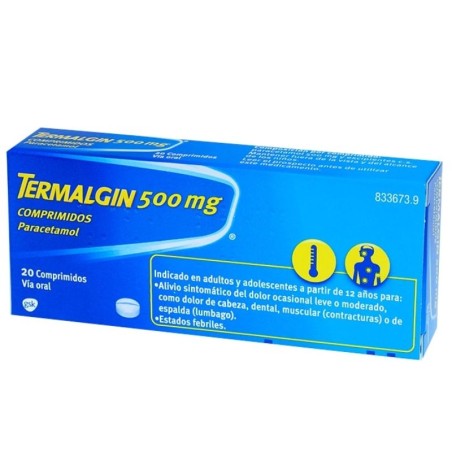 Termalgin 500 mg 20 comprimidos