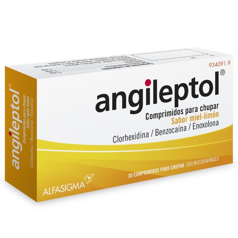 Angileptol 30 comp chupar miel-limon