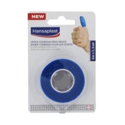 Hansaplast venda cohesiva para dedos azul 5 m x