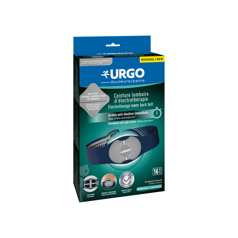 Urgo cinturon lumbar de electroterapia 1 unidad