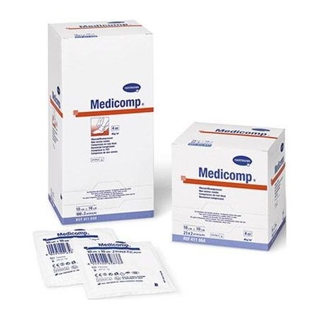 Medicomp 10x10 compr(gasas)tejido no tejido 20 u