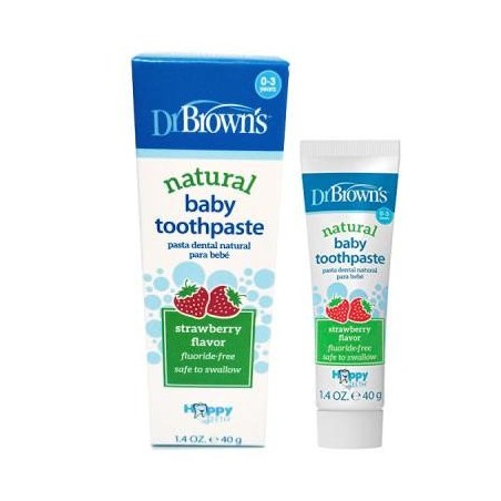 Dr brown´s pasta de dientes natural fresa