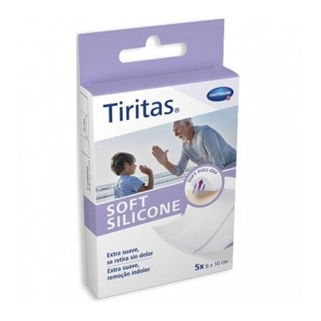 Tiritas soft silicone aposito adhesivo 6 u x (25