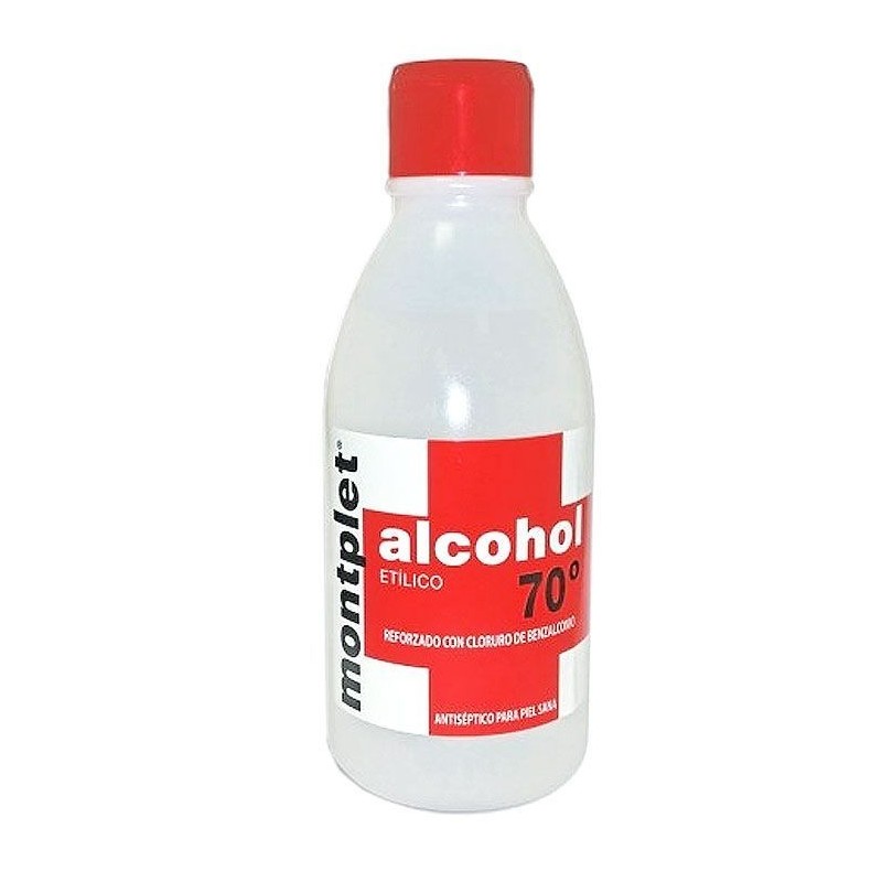 Alcohol sanitario montplet 70º 250 ml