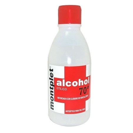 Alcohol sanitario montplet 70º 250 ml
