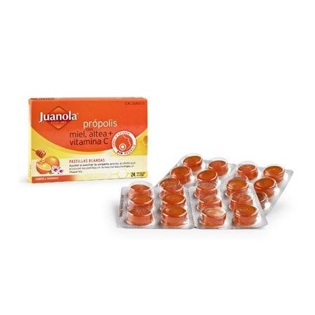 Juanola pastillas blandas propolis miel/nara 24
