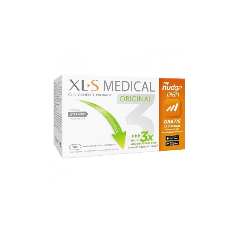 Xls original nudge 180 comprimidos