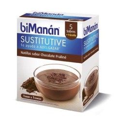 Bimanan beslim natilla chocolate 5 unds.