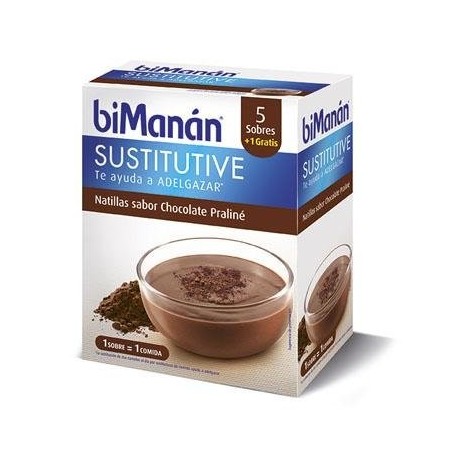 Bimanan beslim natilla chocolate 5 unds.